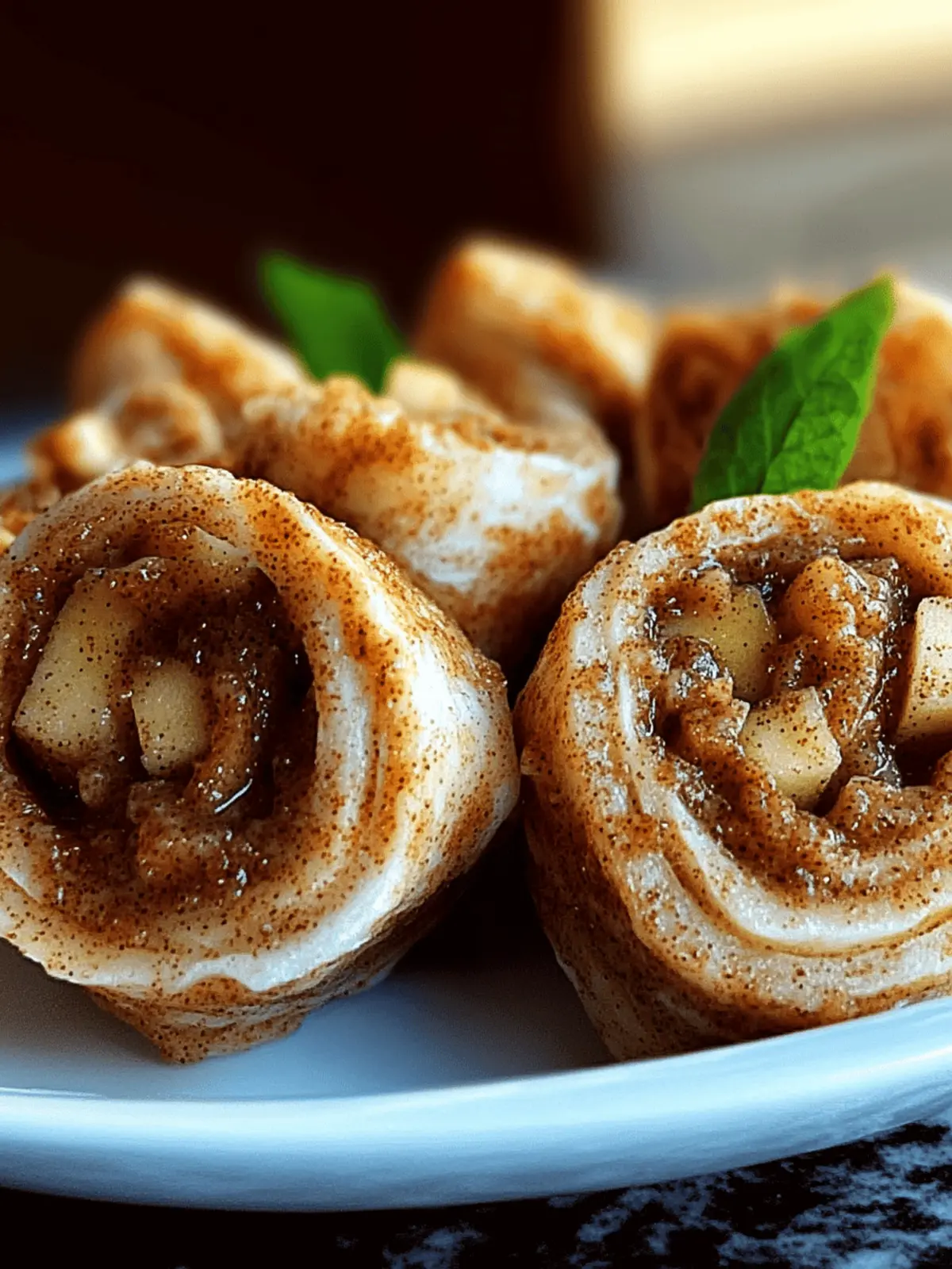 Cinnamon Apple Protein Rollups