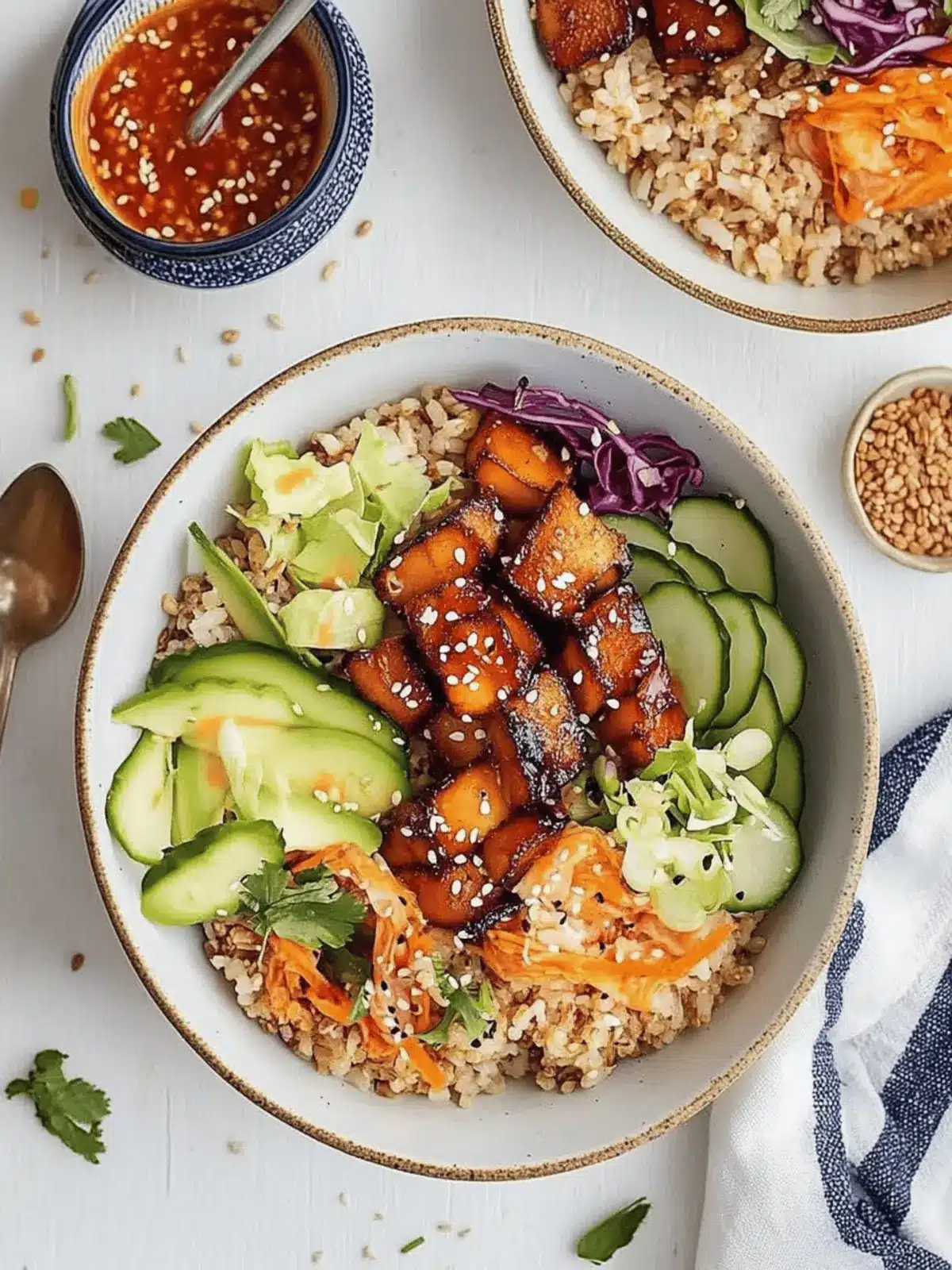 Kimchi Brown Rice Bliss Bowls