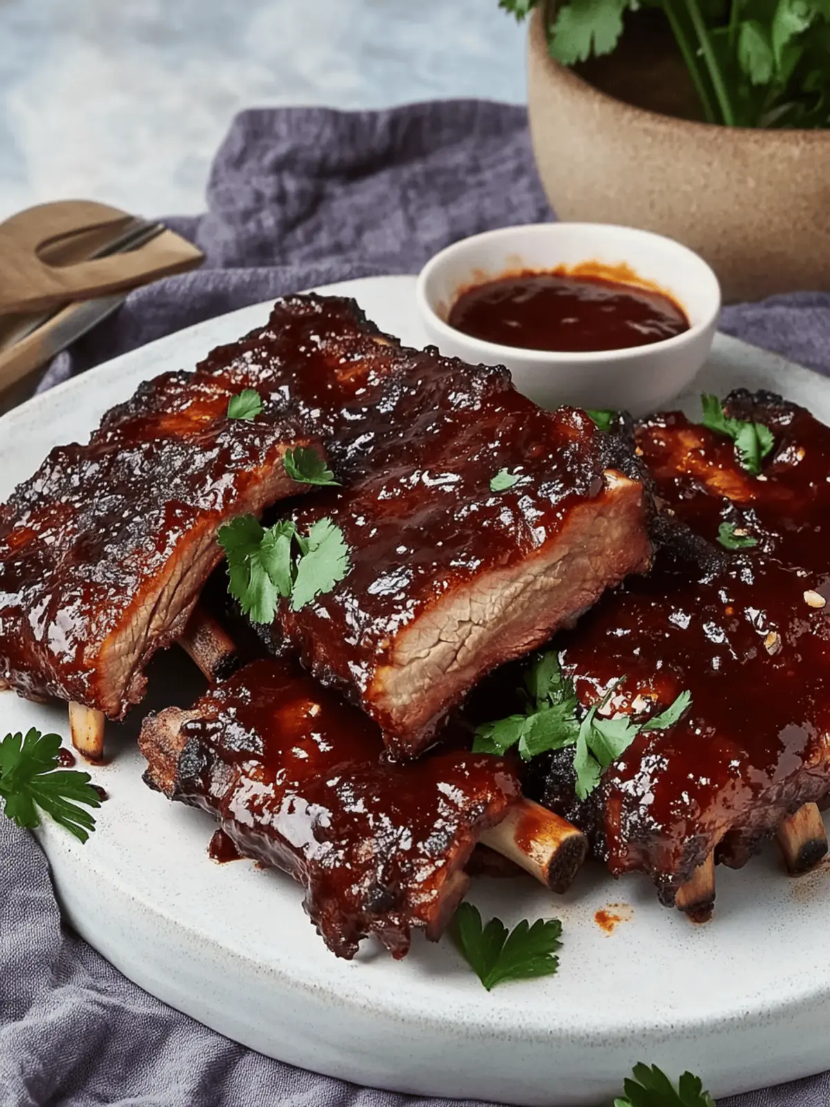 EASY Barbecue Sous Vide Ribs (Fall-Off-The-Bone Tender)