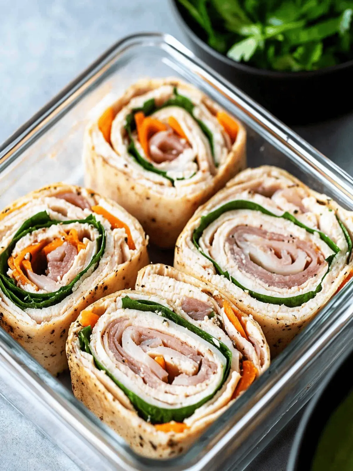 Turkey and Cheese Roll-Ups