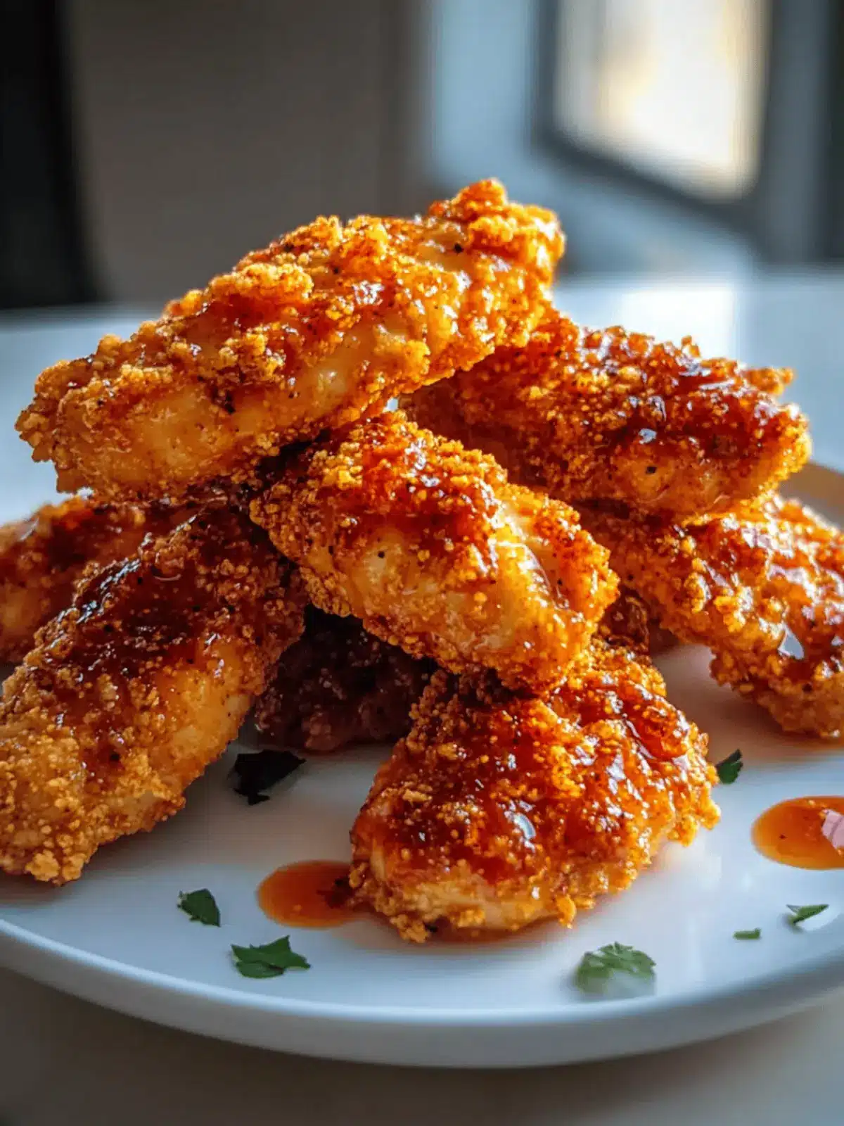 Honey Sriracha Chicken Tenders Oven Baked
