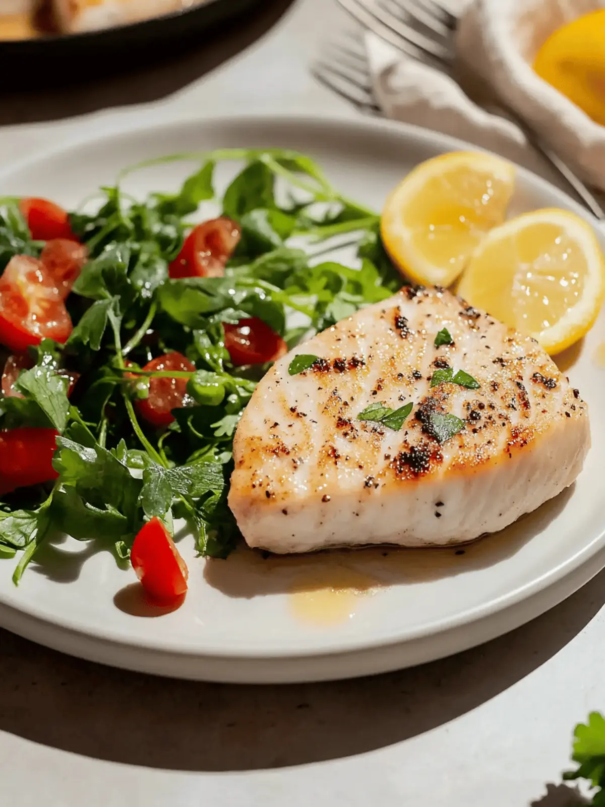 Pan-Seared Swordfish Recipe