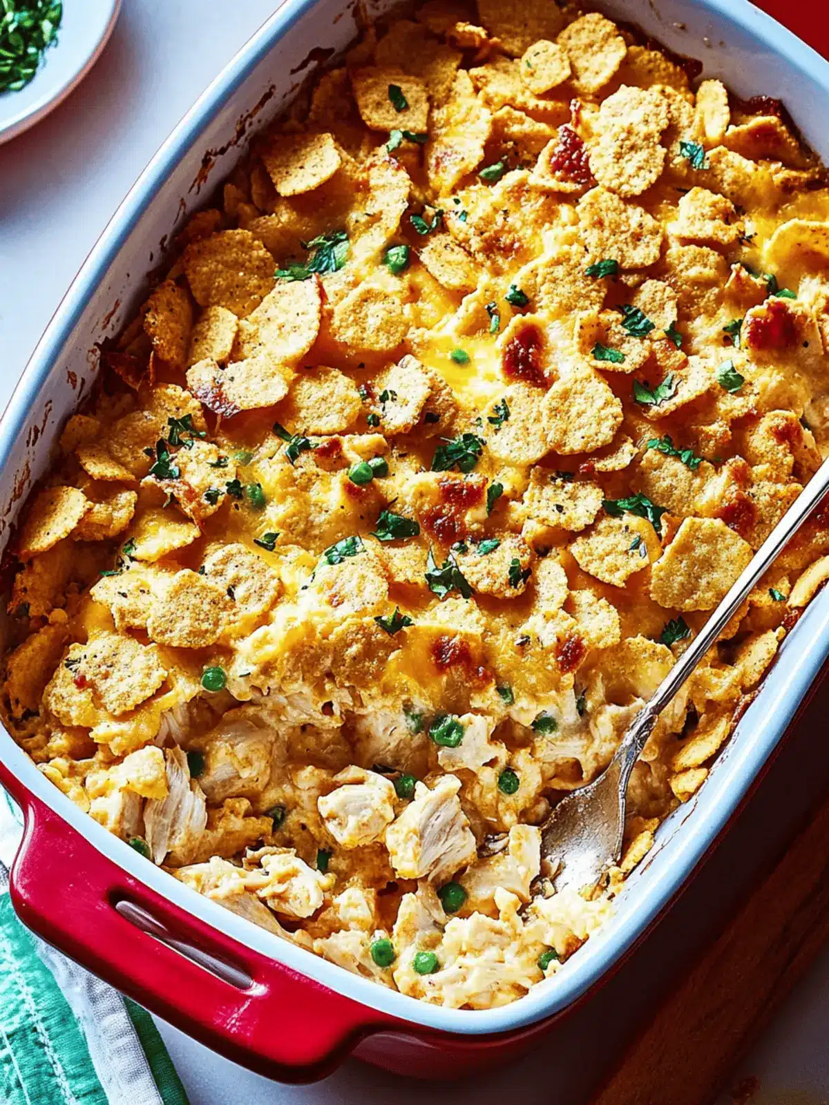 Ritz Cracker Chicken Casserole