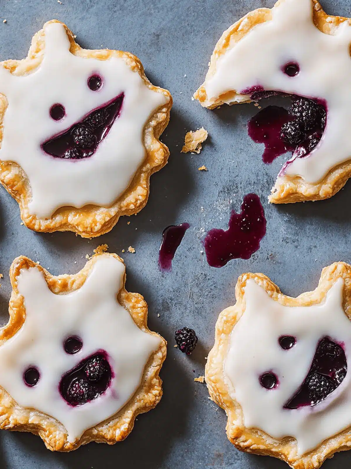 Boo-Berry Pies