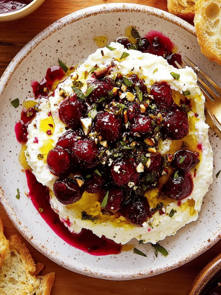 Cranberry Whipped Feta Dip