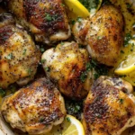Lemon pepper chicken thighs