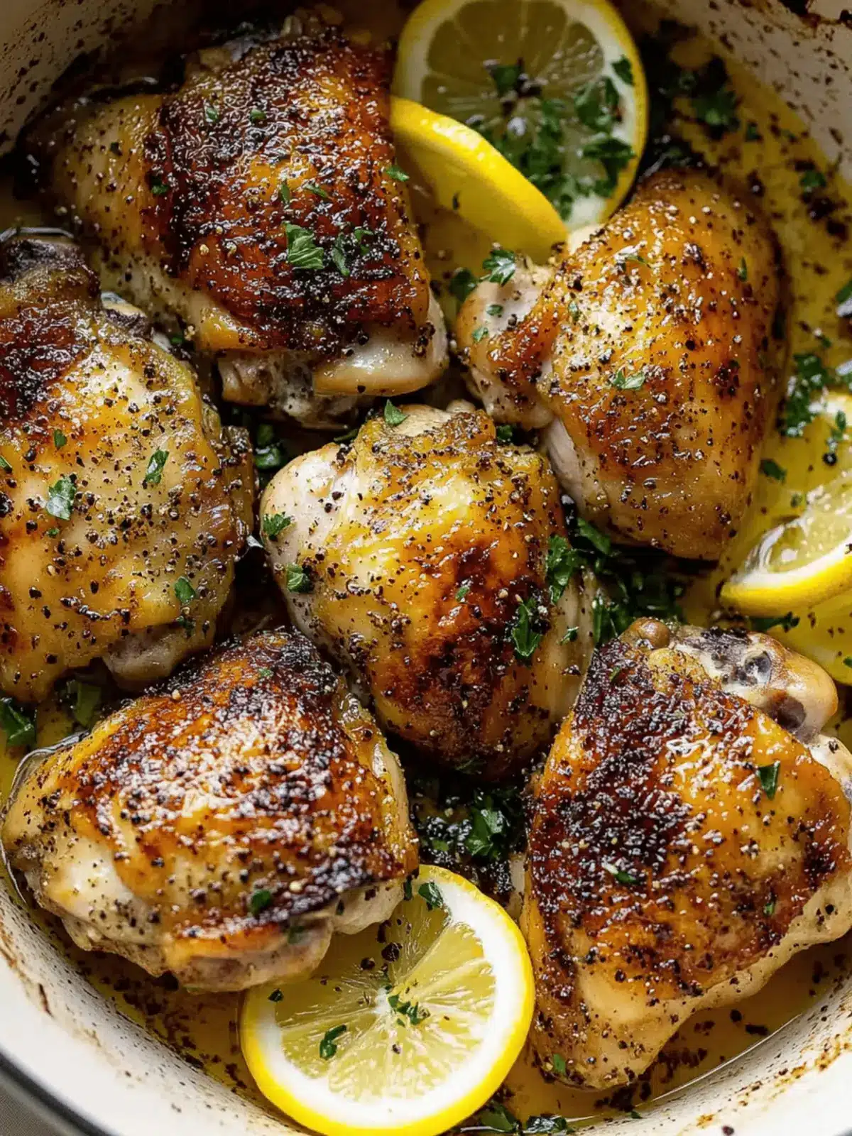 Lemon pepper chicken thighs