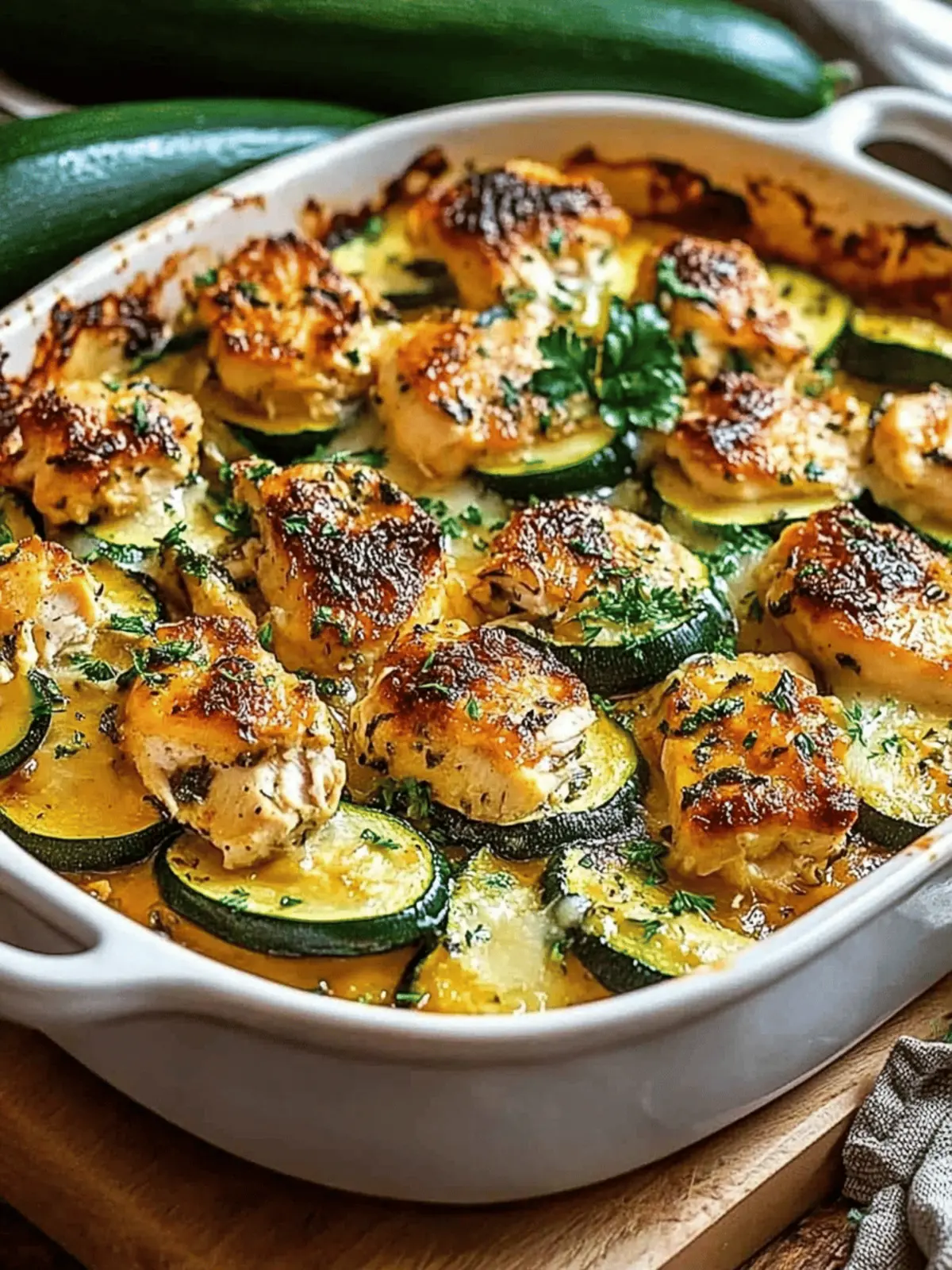 Easy Chicken Zucchini Bake Recipe