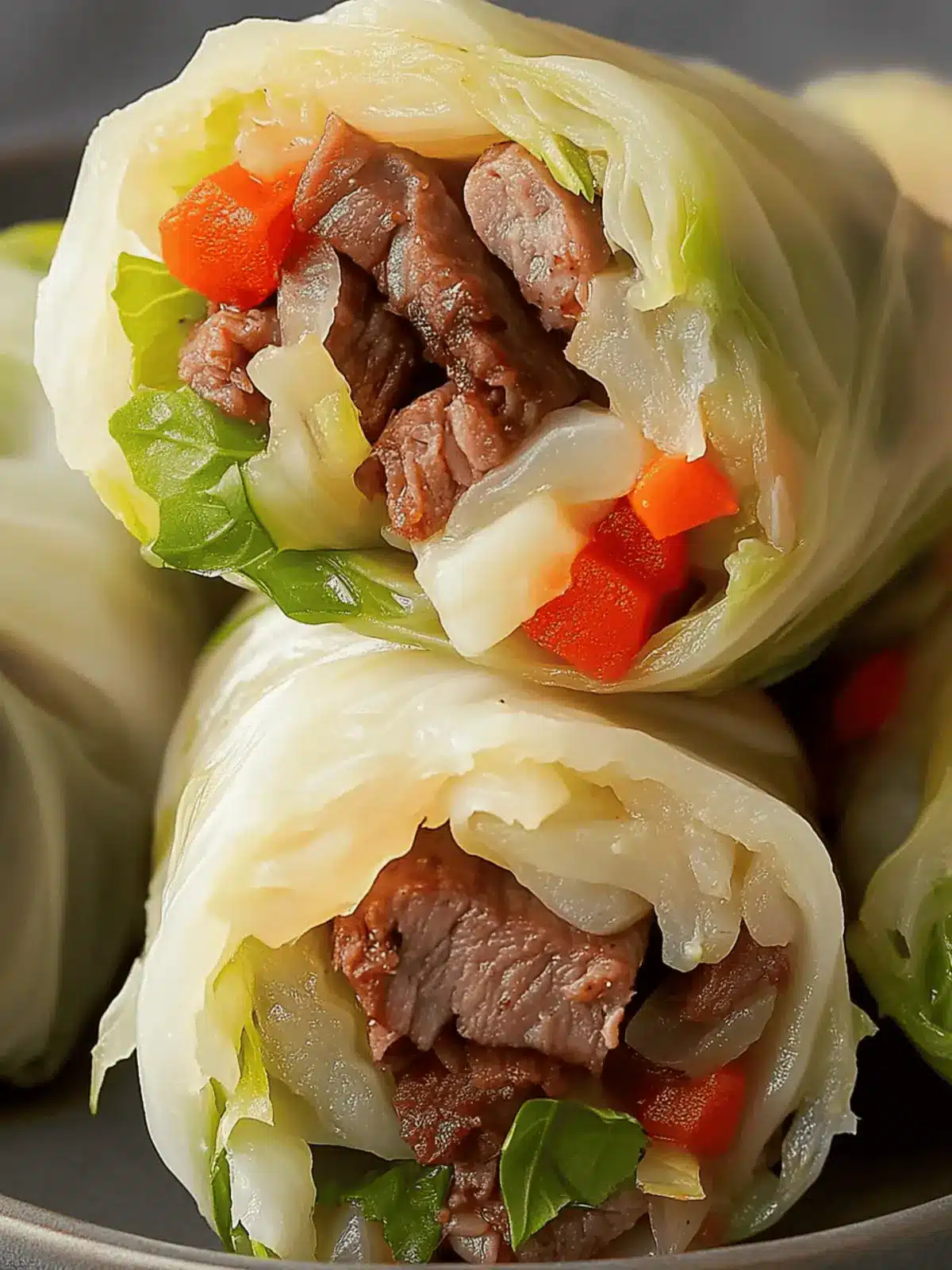 Philly Cheesesteak Cabbage Wraps