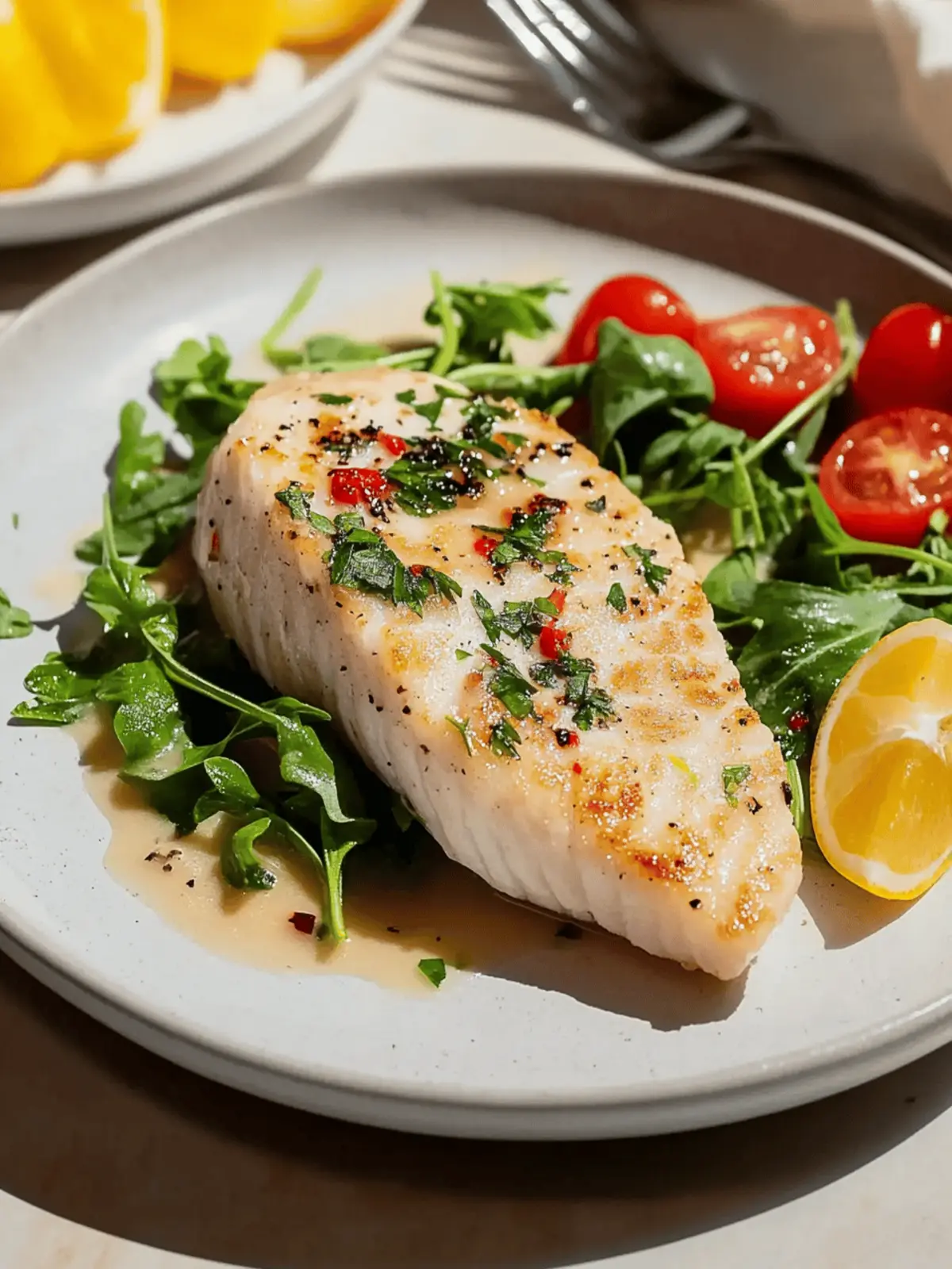 Pan-Seared Swordfish Recipe