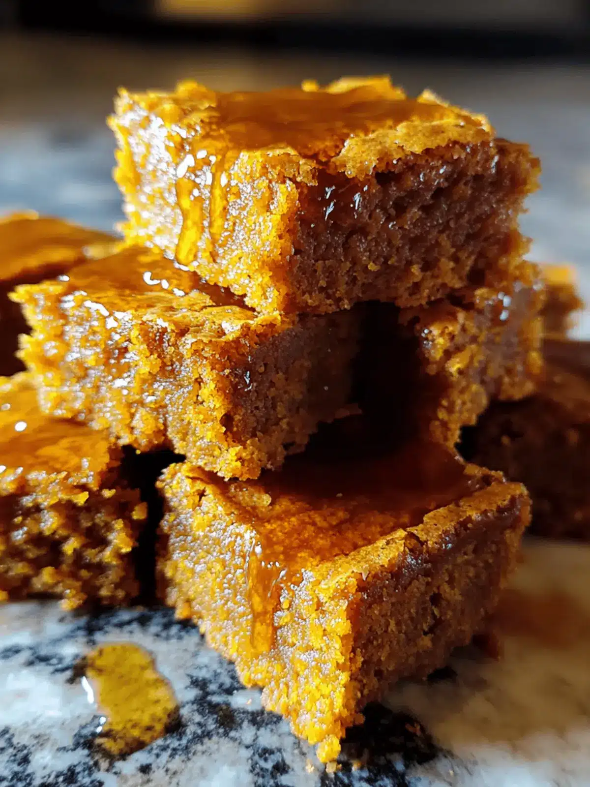 Easy Pumpkin Maple Blondies