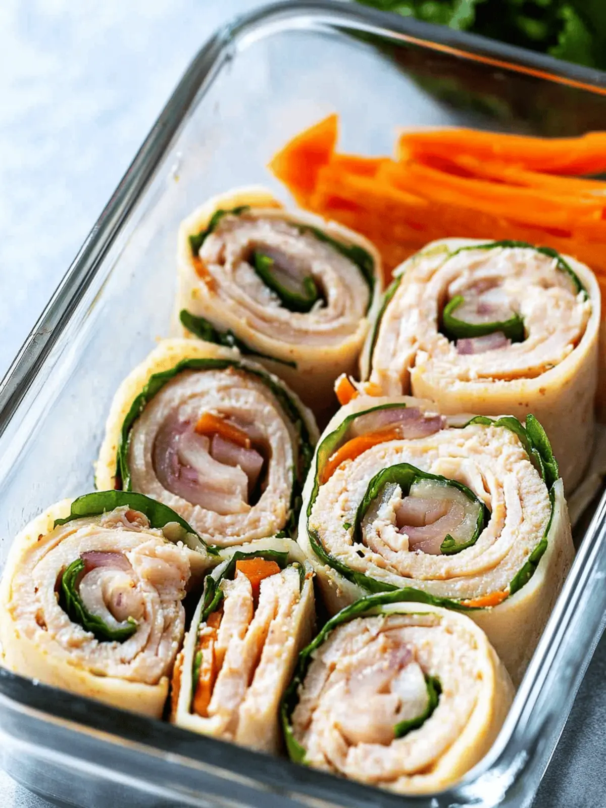 Turkey and Cheese Roll-Ups