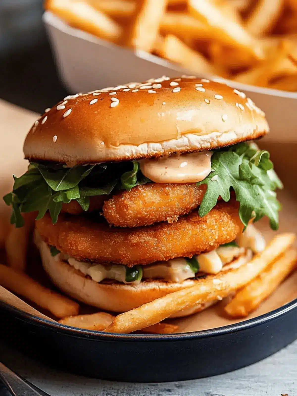 Crispy Prawn Burgers