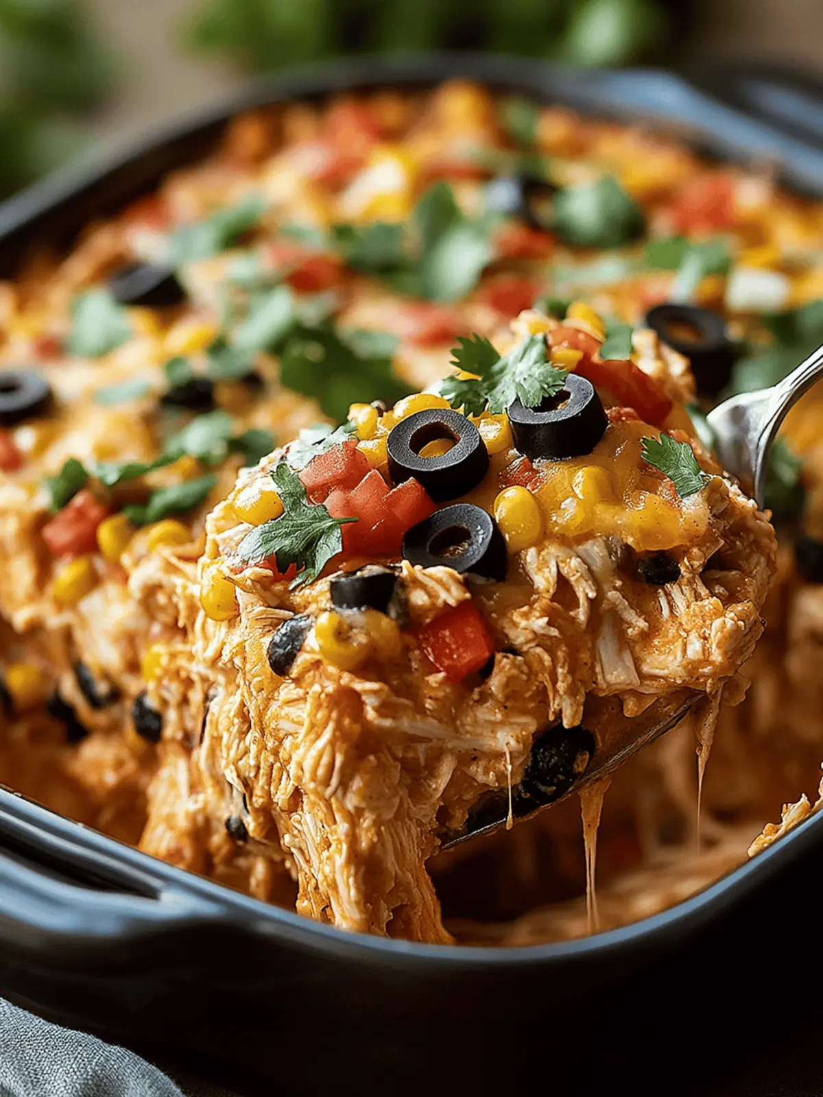 Chicken Burrito Casserole Bake