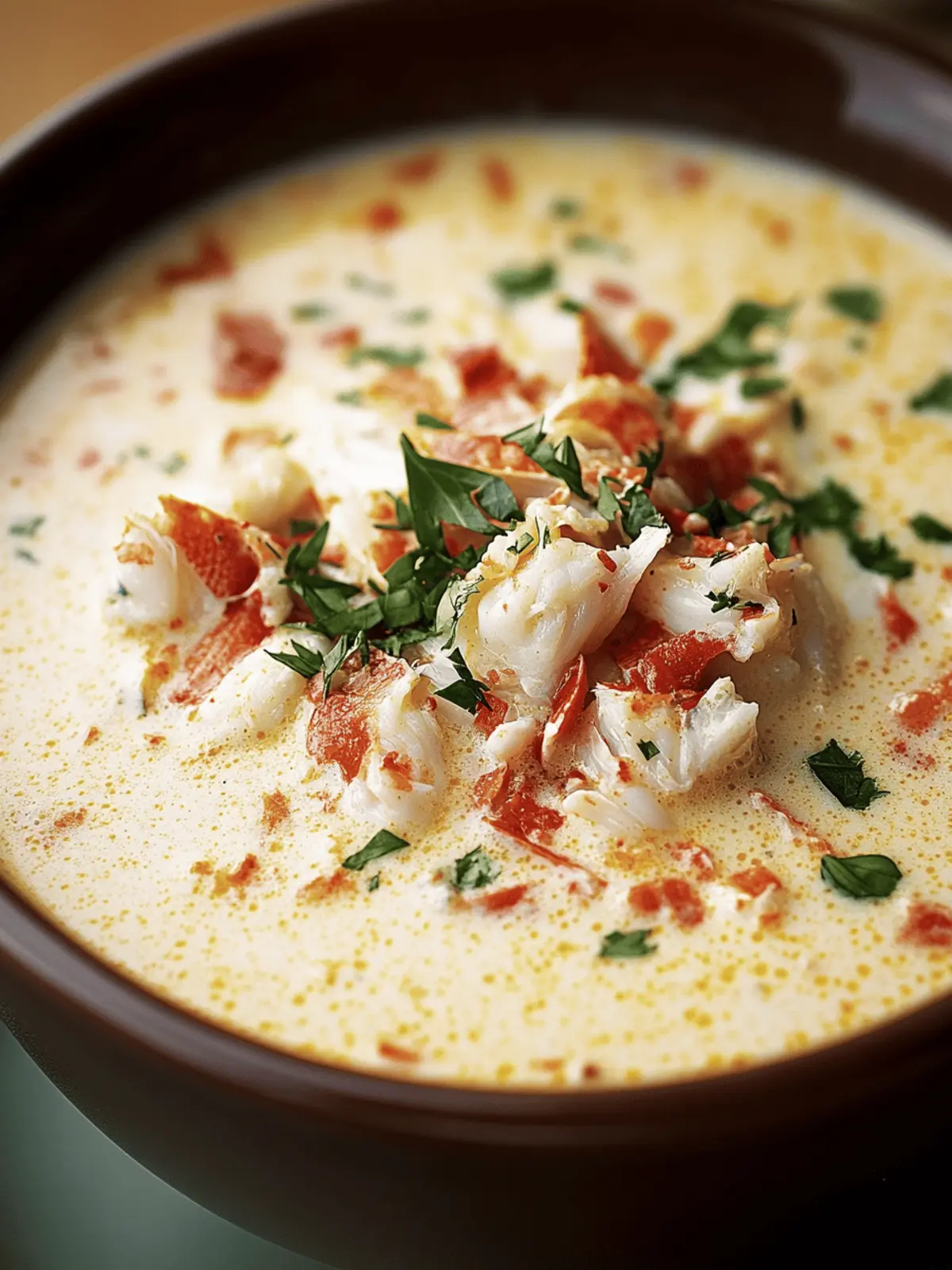 She-Crab Creamy Soup
