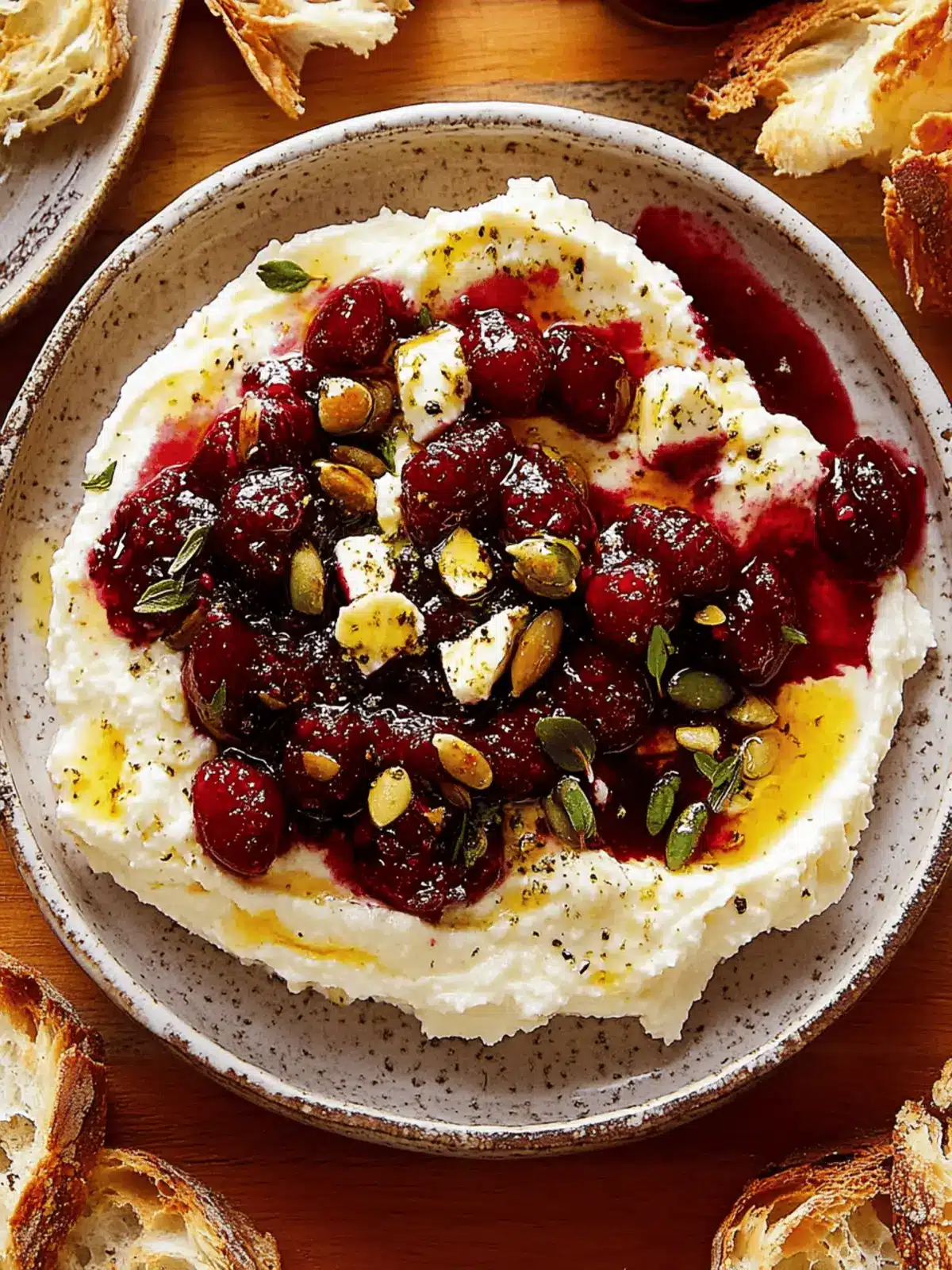Cranberry Whipped Feta Dip