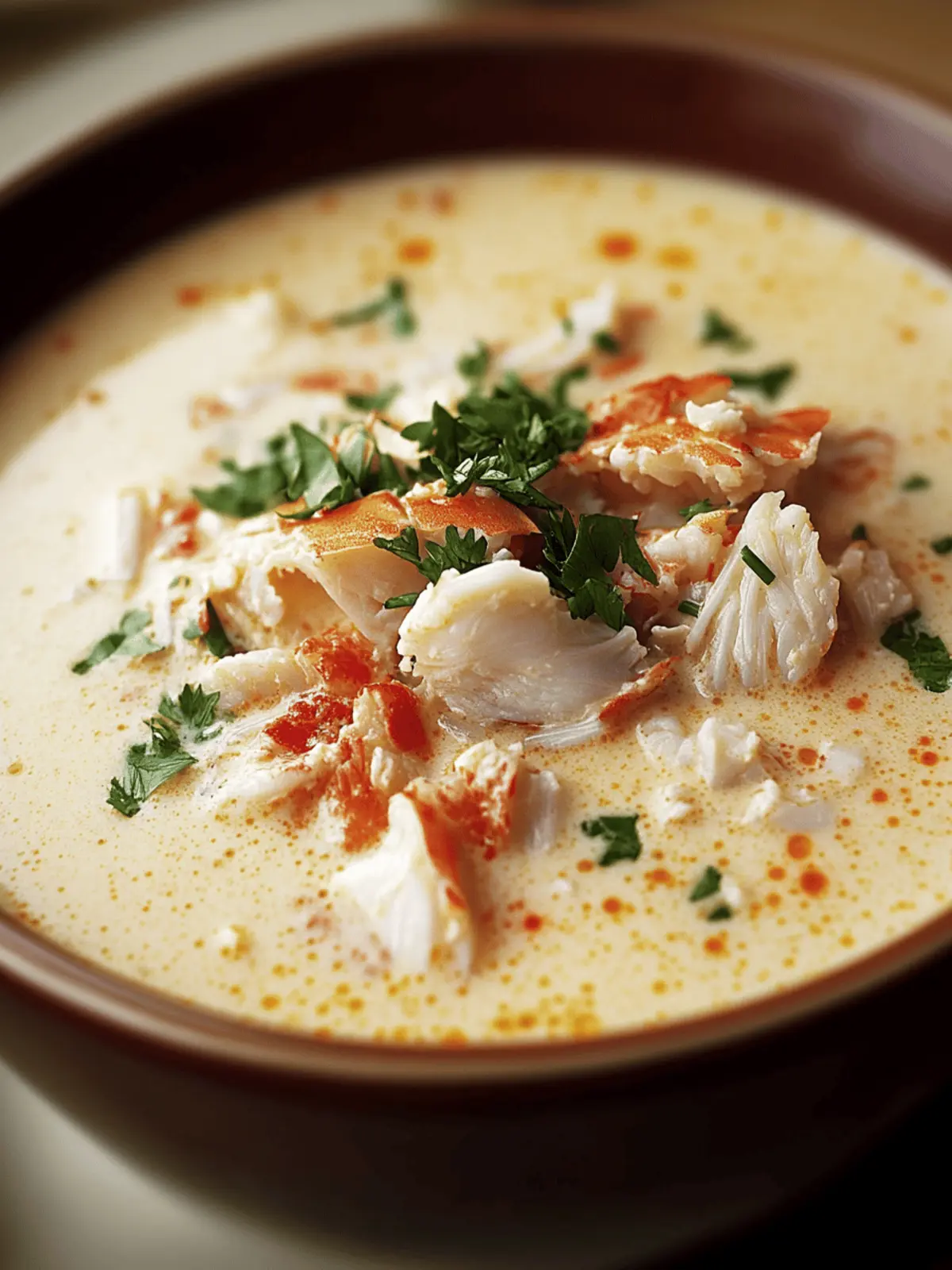 She-Crab Creamy Soup