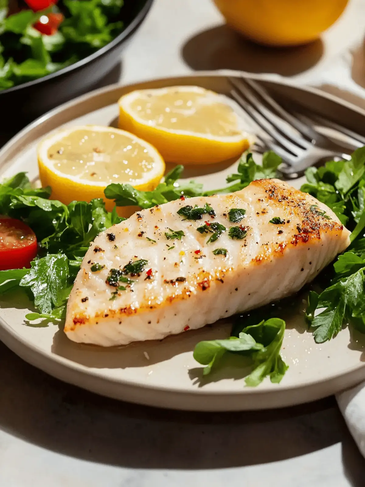 Pan-Seared Swordfish Recipe