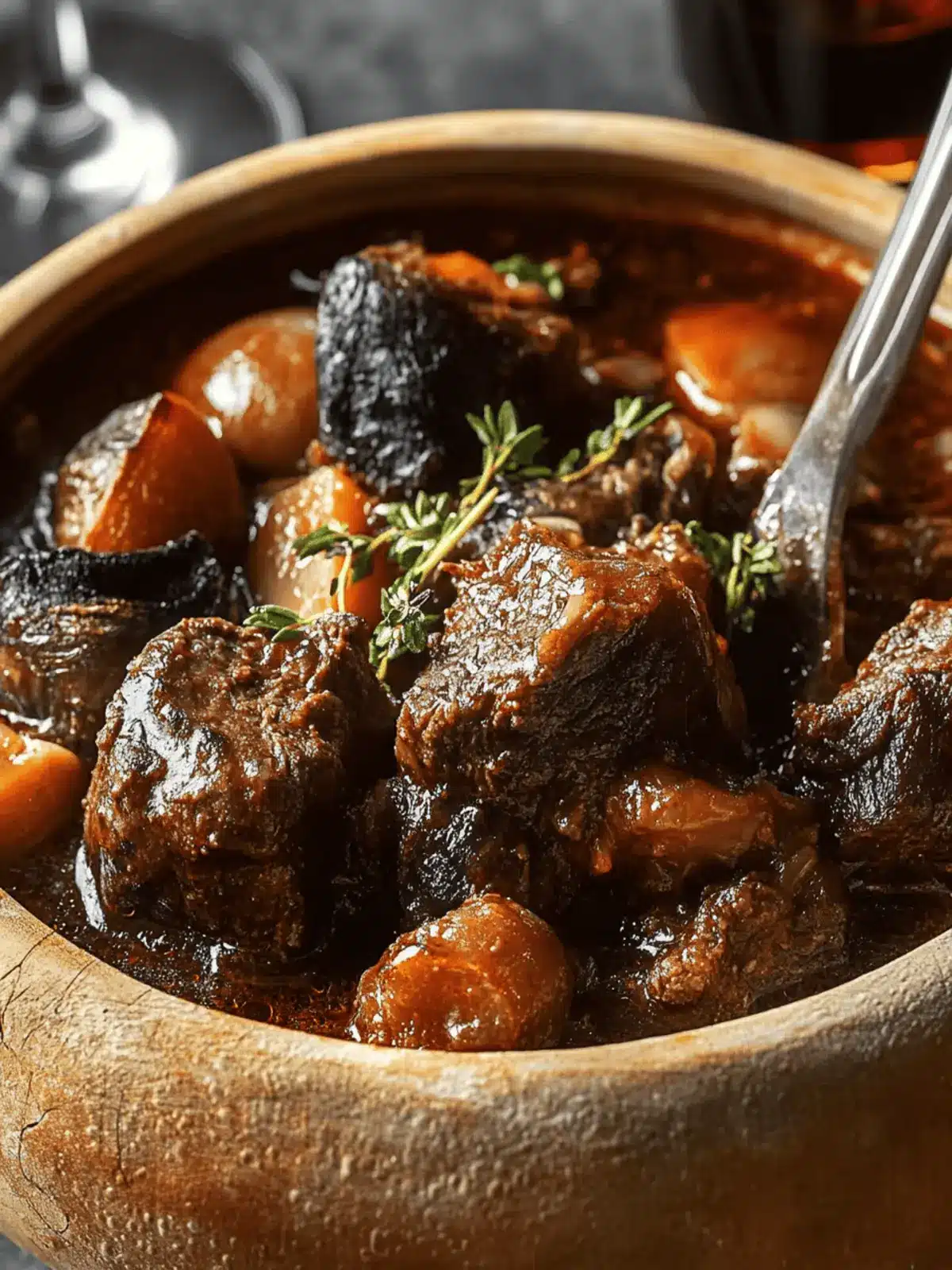 Red Wine Braised Beef Bourguignon