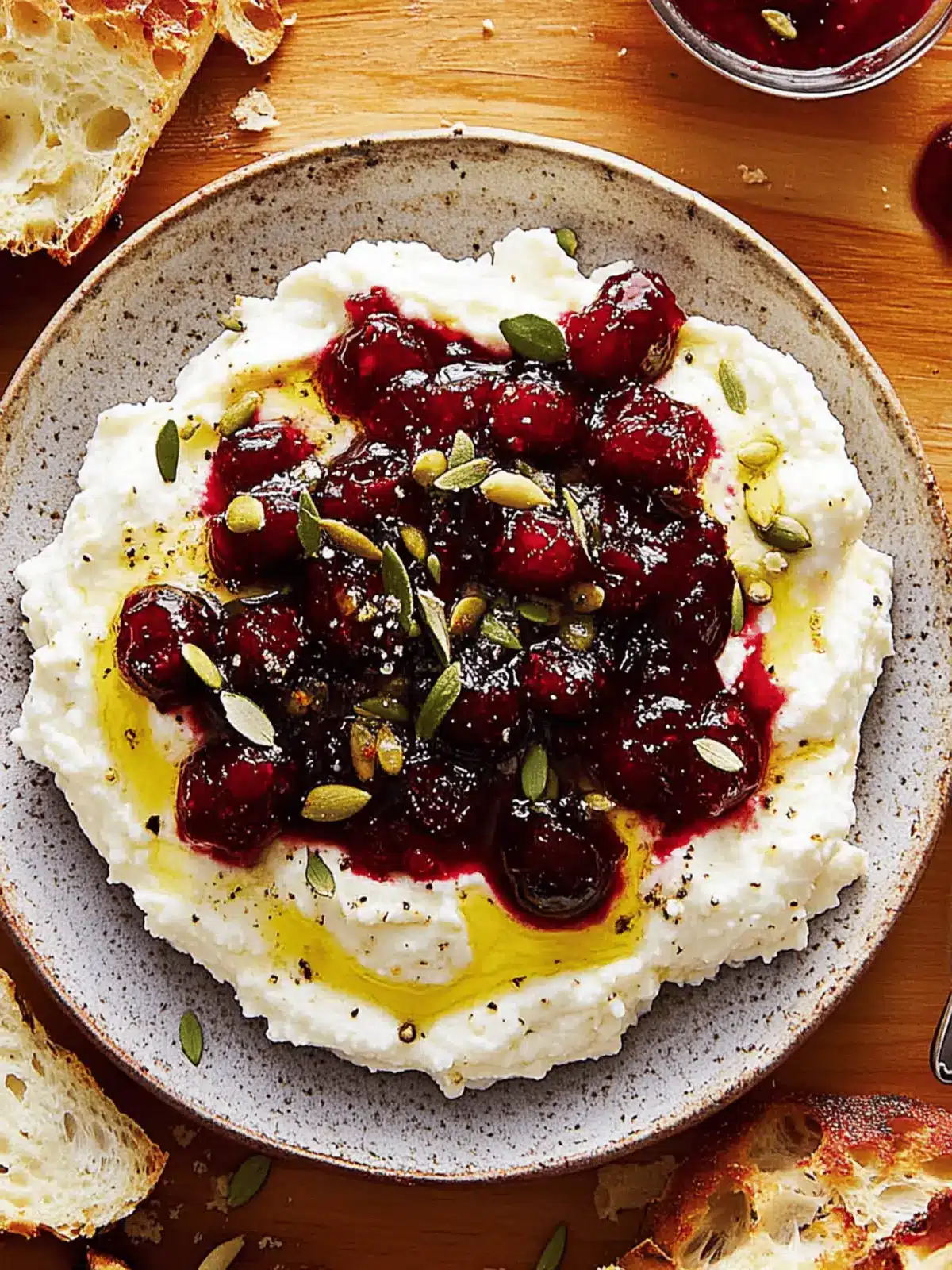 Cranberry Whipped Feta Dip