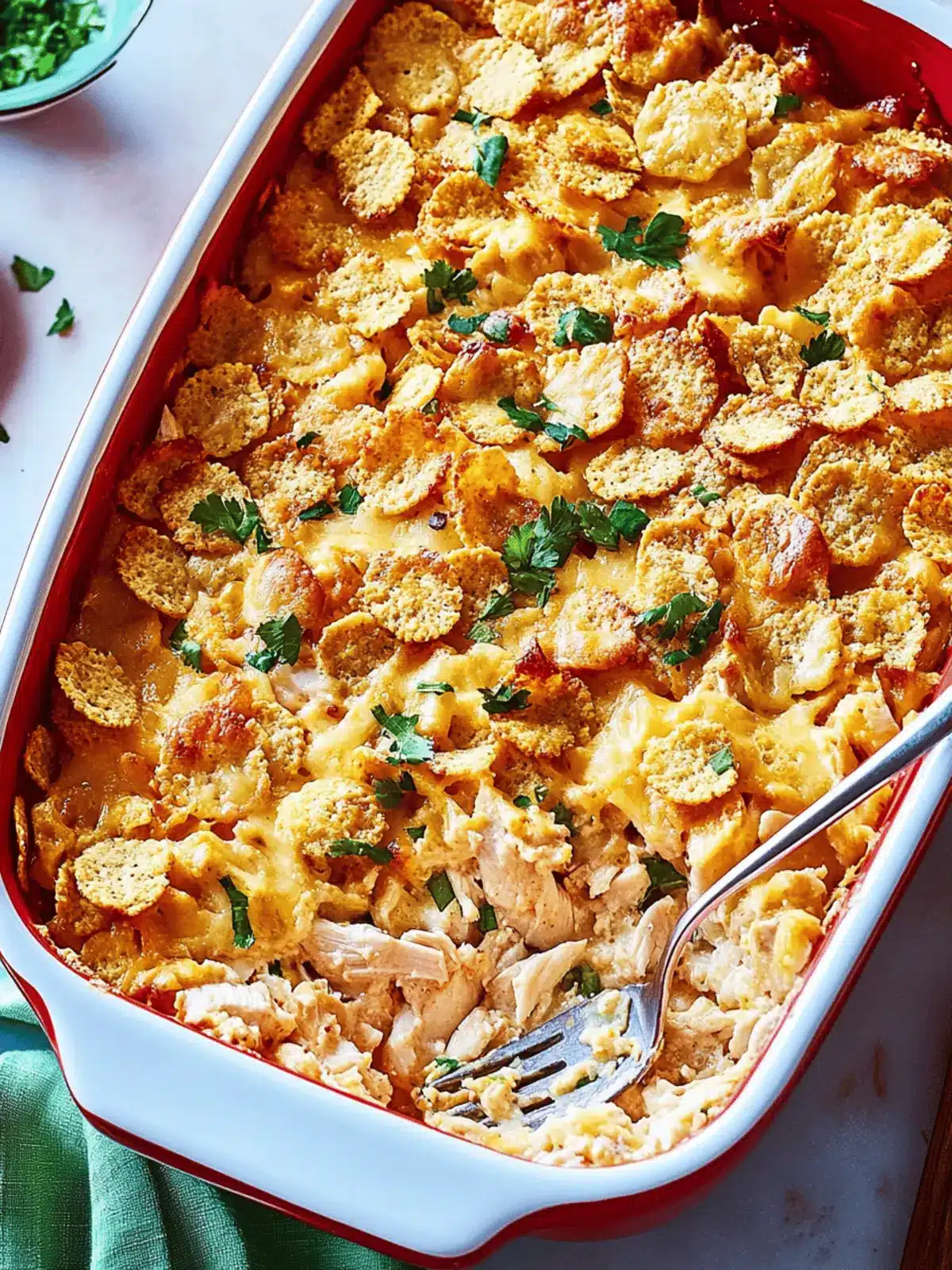 Ritz Cracker Chicken Casserole